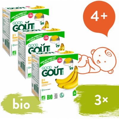 Good Gout BIO Banán 4 x 85 g – Sleviste.cz