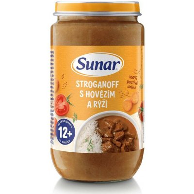 Sunar Stroganoff s hovězím a rýží 235 g – Sleviste.cz