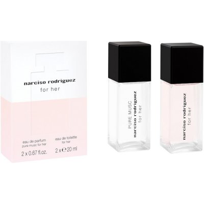 Narciso Rodriguez Narciso Rodriguez for Her EDT 20 ml + EDP Pure musc 20 ml dárková sada – Zboží Mobilmania