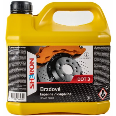 Sheron Brzdová kapalina DOT 3 3 l – Zbozi.Blesk.cz