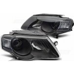 Přední světla VW Passat B6 3C, 2005-2010, černé – Zboží Mobilmania