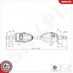 40SKV144 ESEN SKV Hnací hřídel | Zboží Auto