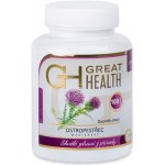 Great Health Ostropestřec mariánský 80% silymarinů 500 mg 100 tobolek – Hledejceny.cz