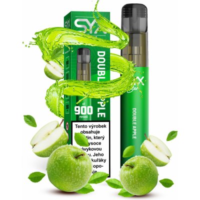 Syx Bar Double Apple 16,5 mg 900 potáhnutí – Zbozi.Blesk.cz