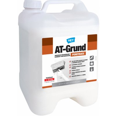 HET AT-Grund univerzální koncentrovaný hloubkový penetrační nátěr 5 kg Bezbarvá – Sleviste.cz
