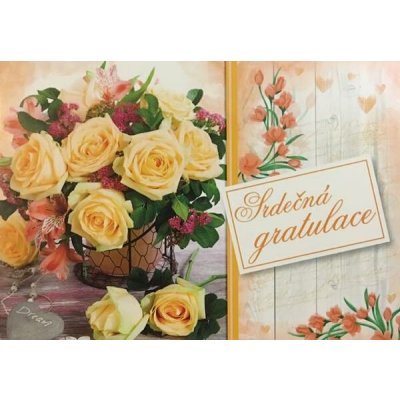 Pohlednice Květiny přání 24 – Zbozi.Blesk.cz