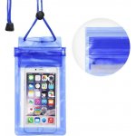 Pouzdro Forcell vodotěsné 153 x 83 mm na ruku se šňůrkou na krk modré – Sleviste.cz