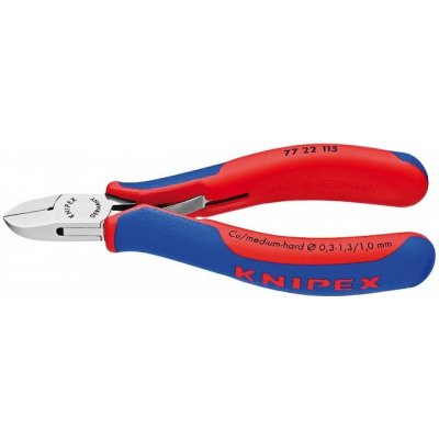 Kleště štípací boční pro elektroniku 115 mm Knipex 7722115 – Zbozi.Blesk.cz