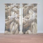 Sablio Záclony Banánové listí: 2ks 150x250cm – Hledejceny.cz