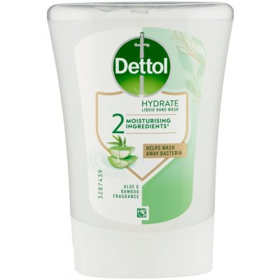 Dettol tekuté mýdlo Aloe Vera a vitamín E náplň do bezdotykového dávkovače 250 ml – Sleviste.cz