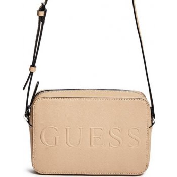 Guess Chandler Saffiano Logo crossbody natural