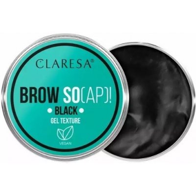 Claresa BROW SO(AP)! Black Černé mýdlo na obočí 30 ml – Zboží Dáma