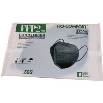 HO-Comfort respirátor FFP2 černý 1 ks