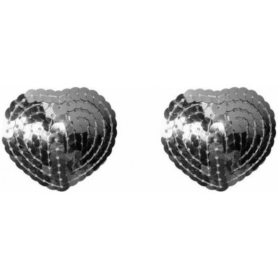 Lola Games Pasties Burlesque Rand Silver - lepítka na bradavky stříbrná Stř – Zboží Dáma