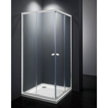 MULTI sprchový kout čtverec bílá/neprůhledné sklo 80x80cm - SIKOMUQ80CH0