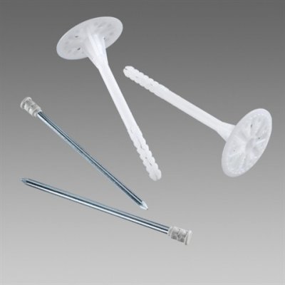 DEN BRAVEN Talířová hmoždinka XPM 10 s kovovým trnem, natloukací, dlouhý rozpon 160mm – Zboží Mobilmania