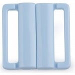 Plavkové zapínání šíře 25 mm plastové - modrá světlá (2 pár) – Zboží Mobilmania