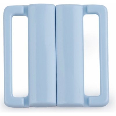 Plavkové zapínání šíře 25 mm plastové - modrá světlá (2 pár) – Zboží Mobilmania