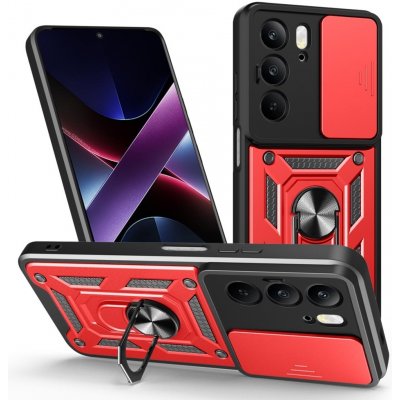 Slide odolný kryt na Realme 14x 5G/Realme C75 - červený – Sleviste.cz