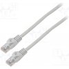 síťový kabel Lanberg PCU6-10CC-0050-S Patch, U/UTP, 6, lanko, CCA, PVC, 0,5m, šedý