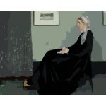 Zuty Malování podle čísel Whistlerova matka j. mcneill Whistler – Zboží Dáma