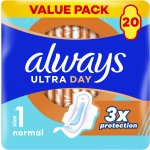 Always Hygienické Vložky Ultra Day Normal Velikost 1 Křidélka 20 ks – Zboží Dáma