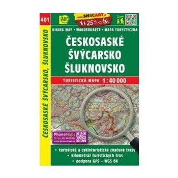 Českosaské Švýcarsko Šluknovsko mapa 1:40 000 č. 401