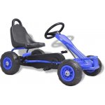 vidaXL 80198 Šlapací motokára s pneumatikami modrá – Zboží Mobilmania