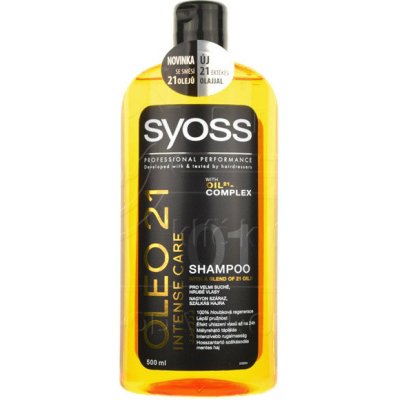Syoss Oleo 21 Intense Care vlasový šampon pro extra suché vlasy 500 ml – Zbozi.Blesk.cz