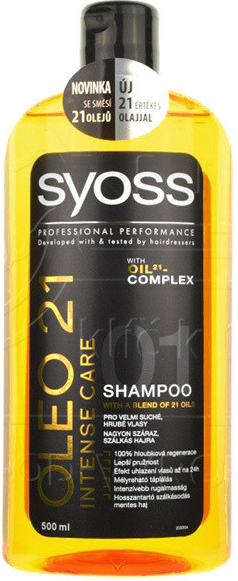 Syoss Oleo 21 Intense Care vlasový šampon pro extra suché vlasy 500 ml