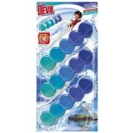 Dr. Devil WC Bicolor 5ball závěsný WC blok Polar aqua 3 x 35 g – Zboží Dáma