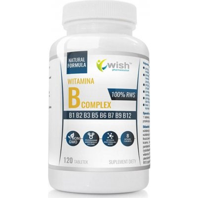 Wish Pharmaceutical Vitamin B Complex 200% 120 kapslí – Hledejceny.cz