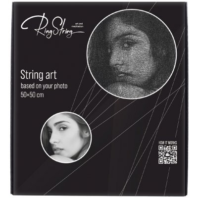 Ring String RingString - vytvořte si obraz z nití podle fotky – Zboží Dáma