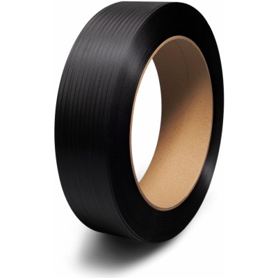 Unipack PET páska 12 x 0.6 mm x 2.5 km černá – Zboží Mobilmania