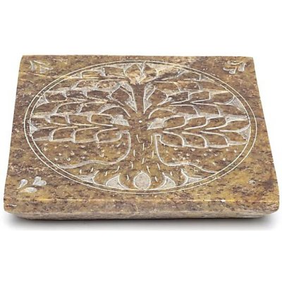 Vykuřovací podložka z mastku s motivem Stromu života – Sleviste.cz