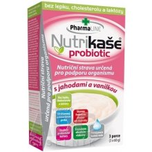 Nutrikaša Probiotic s jahodami a vanilkou 3x 180 g 60 g