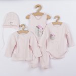 Koala 4-dílná kojenecká souprava Moon růžová – Hledejceny.cz