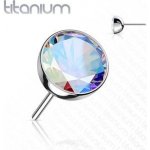 Šperky4U kamínek k PUSH IN piercingu titan TIT1147AB-025 – Zboží Dáma
