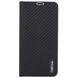 Pouzdro Vennus Book Carbon iPhone 12 Mini Černé