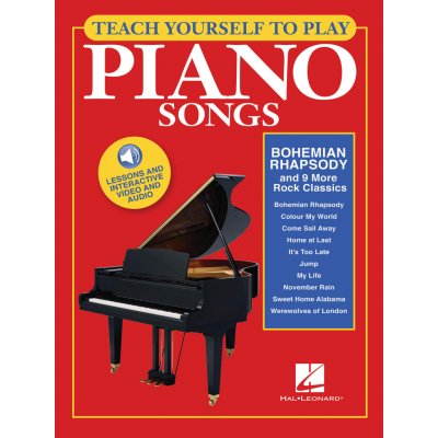 Bohemian Rhapsody And 9 More Rock Classics Teach Yourself To Play Piano Songs klavír – Hledejceny.cz