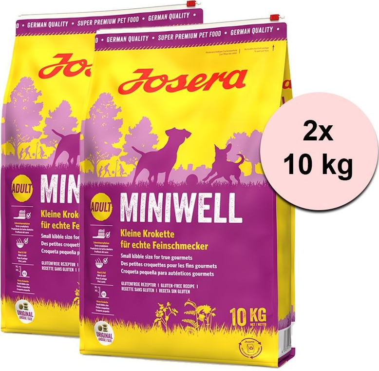 Josera Adult Miniwell 2 x 10 kg