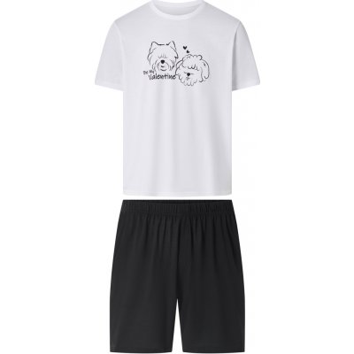 esmara Men pánské pyžamo bílá/černá – Zbozi.Blesk.cz