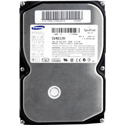 Samsung 40GB PATA IDE/ATA 3,5", SV4012H