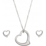 SSTEEL souprava šperků Srdíčka SOUCHO0001 Ocel – Zboží Mobilmania