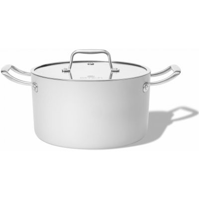 Elmich Nepřilnavý keramický hrnec Vital 20 cm 2,5 l krémově bílá – Hledejceny.cz