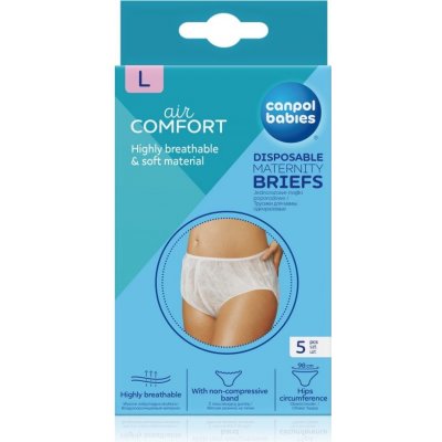 Canpol babies Maternity Briefs poporodní kalhotky velikost L 5 ks – Zboží Dáma