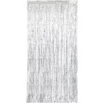 Guirca Párty závěs stříbrný 100 x 200 cm – Zboží Dáma
