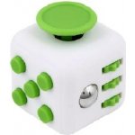 FIDGET CUBE 3,5 x 3,5 cm Bílá zelená – Zboží Mobilmania