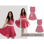 Šijeme hravě Střih Retro dámské šaty 170 cm – Zboží Dáma