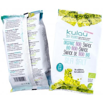 KULAU BIO Nori Snack Vegan 4 g. – Zboží Dáma